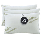 Cuscini Letto Matrimoniale Ultra Soft Imbottiti con Fibra di Poliestere Molto Morbida, il Guanciale Letto Possiede un’Altezza di 15cm REGOLABILE, Federa Anallergica con Zip 45x75cm