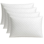 Cuscini Letto Matrimoniale con Imbottitura in Fiocco di Memory Foam e Federa Massaggiante, Cuscino Memory Foam Guanciale Morbido per Dormire Sicuri, Antiacaro e Anallergico