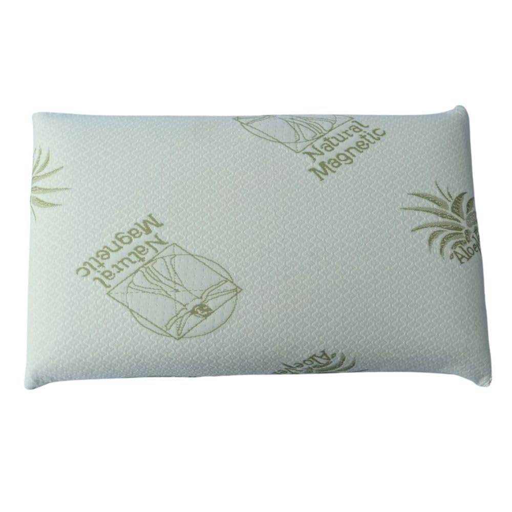 CUSCINI FIBER - Cuscini Memory Foam 13cm, Cuscini Letto Matrimoniale Ortopedici con Fodera in Aloe Vera Sicura per la Pelle, Guanciale Letto Made in Italy, Cuscino Antiacaro Anallergico