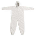 Tuta per Tagliare Erba Bianca Taglia Unica con Elastici Comoda, per Imbianchino, Tessuto 60 gr/mq Molto Resistente, Lavabile e Riutilizzabile Rispetto alle Usa e Getta, Made in Italy (Polipropilene)