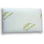 Cuscini Memory Foam Ortopedici con Fodera in Aloe Vera Sicura per la Pelle, Guanciale Letto Made in Italy, Cuscino Antiacaro Anallergico