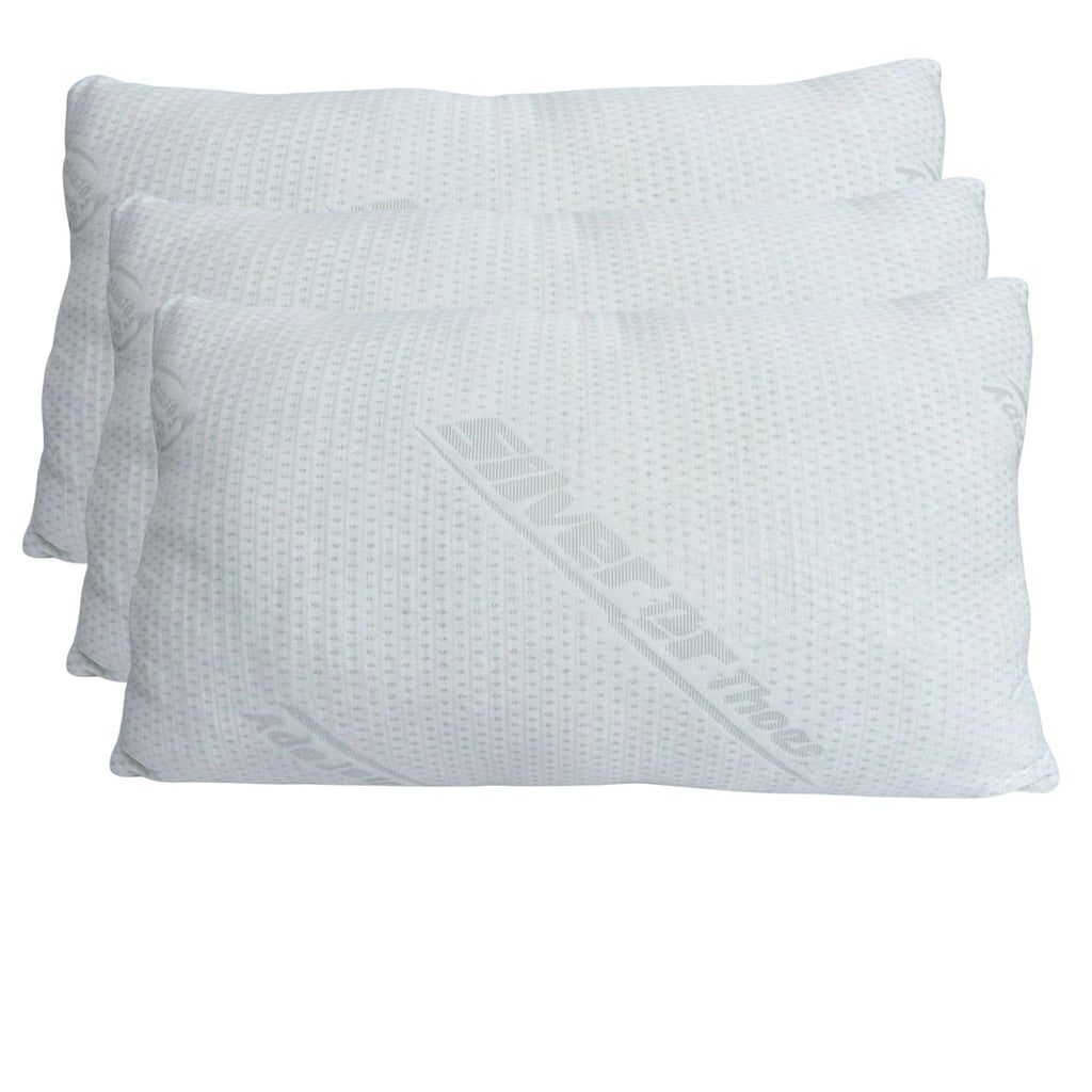 Cuscini Letto Matrimoniale Ultra Soft Imbottiti con Fibra di Poliestere Molto Morbida, il Guanciale Letto Possiede un’Altezza di 15cm REGOLABILE, Federa Anallergica con Zip 45x75cm