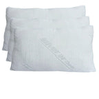 Cuscini Letto Matrimoniale Ultra Soft Imbottiti con Fibra di Poliestere Molto Morbida, il Guanciale Letto Possiede un’Altezza di 15cm REGOLABILE, Federa Anallergica con Zip 45x75cm