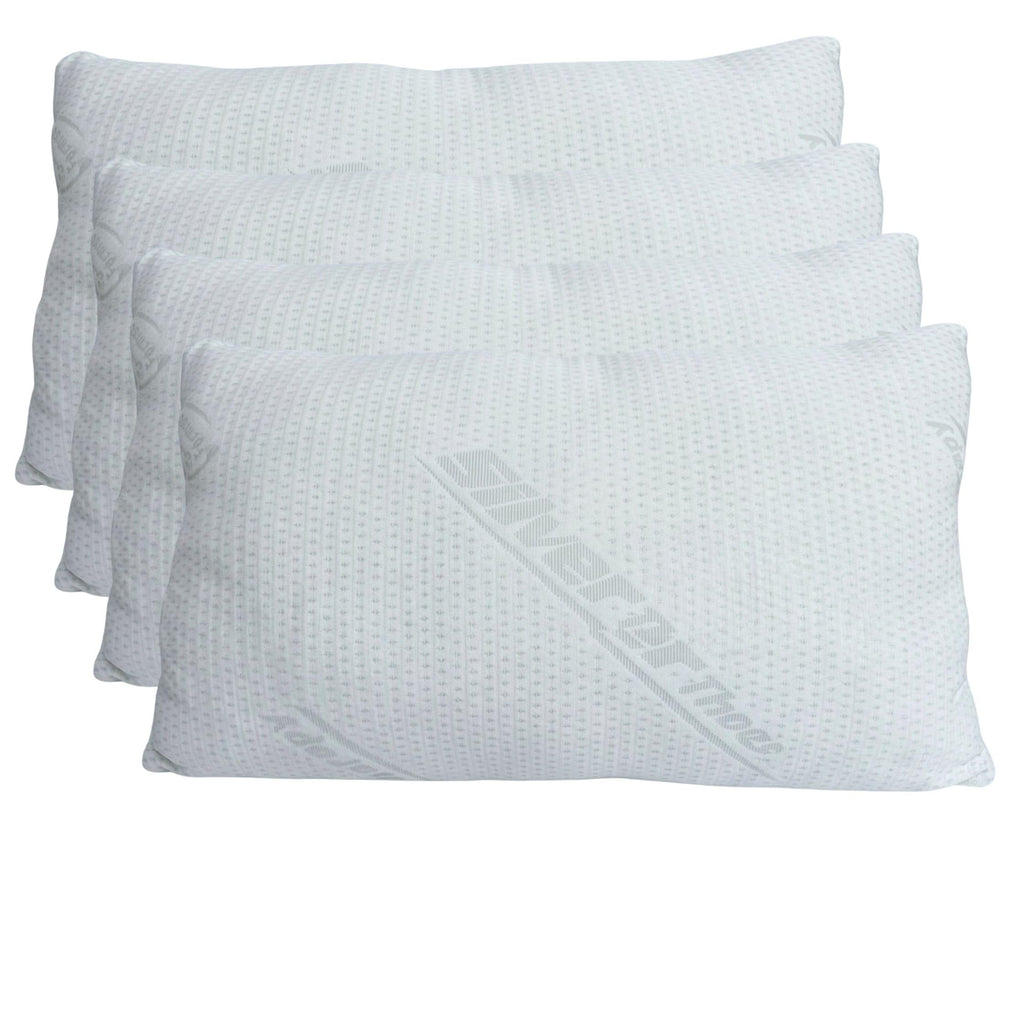 Cuscini Letto Matrimoniale Ultra Soft Imbottiti con Fibra di Poliestere Molto Morbida, il Guanciale Letto Possiede un’Altezza di 15cm REGOLABILE, Federa Anallergica con Zip 45x75cm