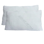 Cuscini Letto Matrimoniale Ultra Soft Imbottiti con Fibra di Poliestere Molto Morbida, il Guanciale Letto Possiede un’Altezza di 15cm REGOLABILE, Federa Anallergica con Zip 45x75cm