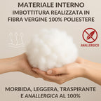 Set 4 imbottitura Cuscini 45x45 cm, Morbida Made in Italy Cuscini Fiber