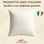 Set 4 imbottitura Cuscini 45x45 cm, Morbida Made in Italy Cuscini Fiber
