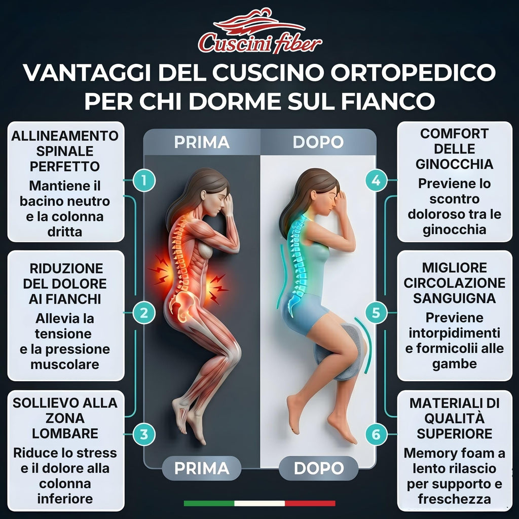 Cuscino per Gambe in Memory Foam, Cuscino per Dormire sul Fianco tra le Ginocchia in Memory a Lento Rilascio, Supporto Ergonomico si Adatta alle Tue Gambe e Fodera Sfoderabile e Lavabile