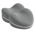 Cuscino per Gambe in Memory Foam, Cuscino per Dormire sul Fianco tra le Ginocchia in Memory a Lento Rilascio, Supporto Ergonomico si Adatta alle Tue Gambe e Fodera Sfoderabile e Lavabile