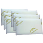 Cuscini Memory Foam Ortopedici con Fodera in Aloe Vera Sicura per la Pelle, Guanciale Letto Made in Italy, Cuscino Antiacaro Anallergico