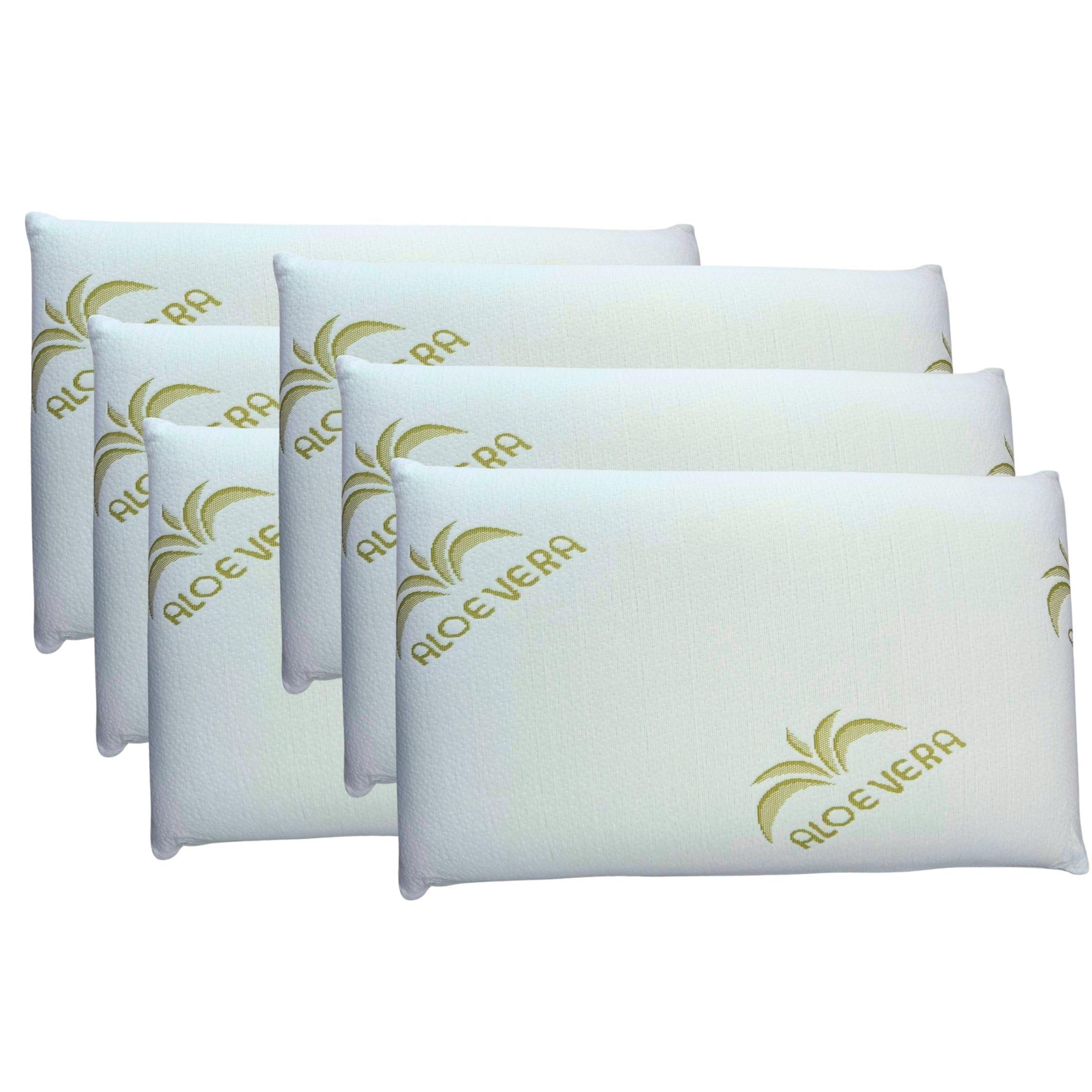 Cuscini Memory Foam Ortopedici con Fodera in Aloe Vera Sicura per la Pelle, Guanciale Letto Made in Italy, Cuscino Antiacaro Anallergico