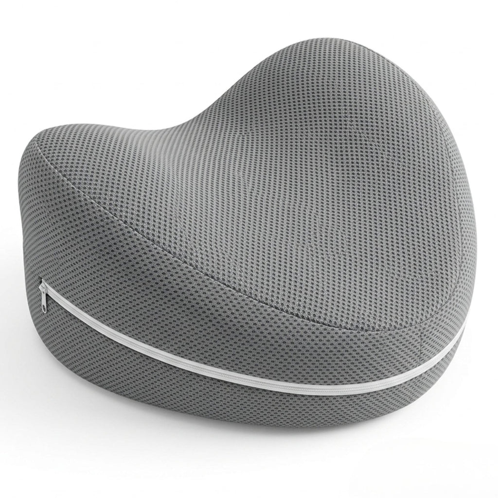 Cuscino per Gambe in Memory Foam, Cuscino per Dormire sul Fianco tra le Ginocchia in Memory a Lento Rilascio, Supporto Ergonomico si Adatta alle Tue Gambe e Fodera Sfoderabile e Lavabile