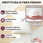 Set Imbottiture Cuscini bianchi 45x45 cm Made in Italy